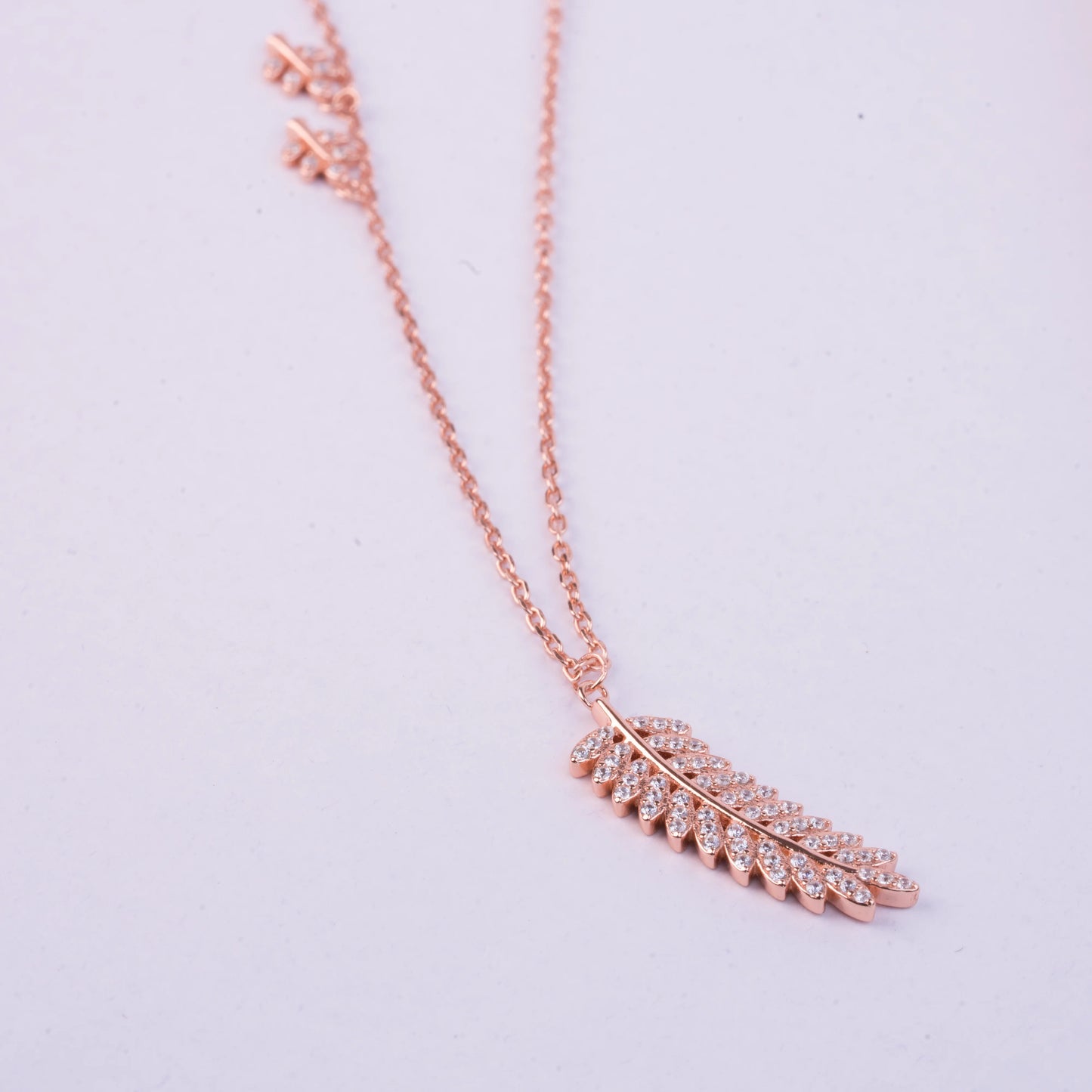 925 Sterling Silver | Radiance Leaf Necklace