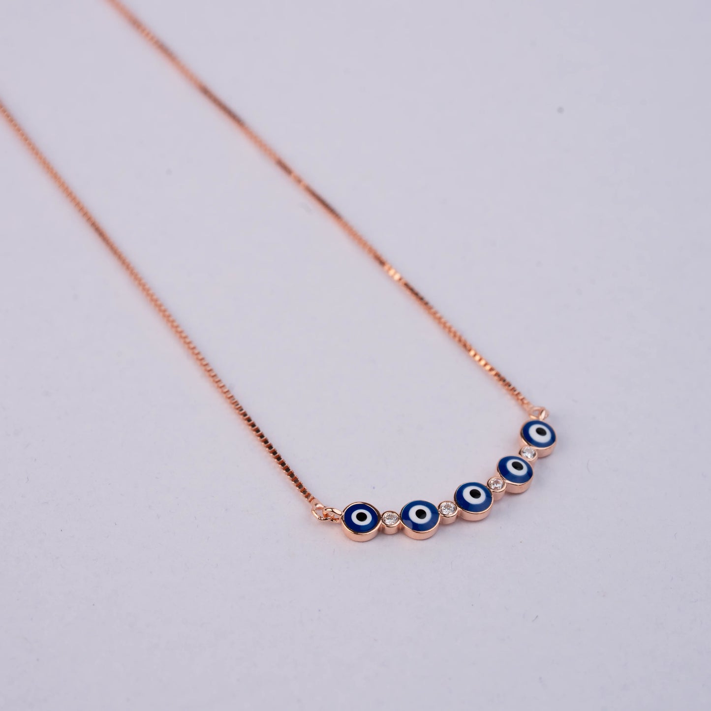 925 Sterling Silver | Evil Eye Ensemble Necklace