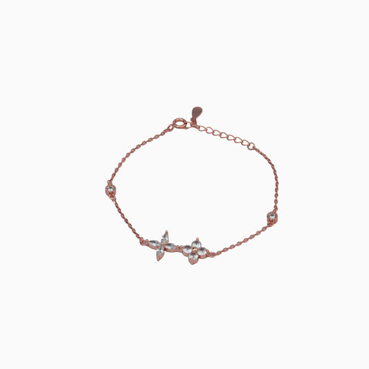 925 Sterling Silver | Aurora Petals Bracelet