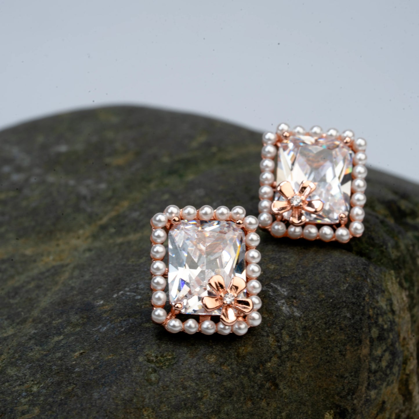 25 Sterling Silver | Glimmering Garden Studs