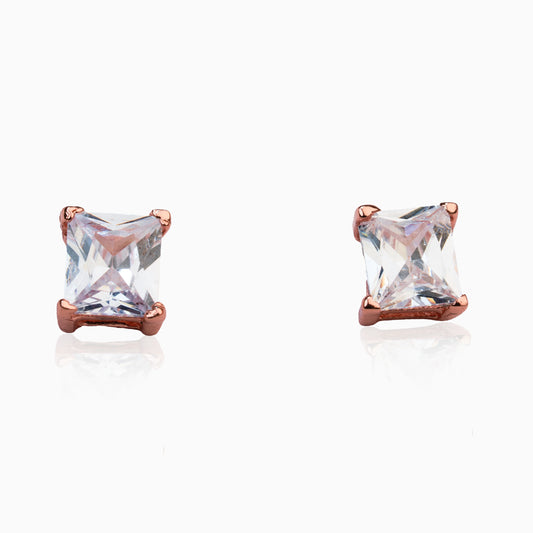 925 Sterling Silver | Radiant Baguette Studs