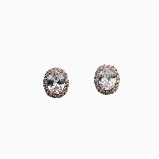 925 Sterling Silver | Oval Stellar Studs