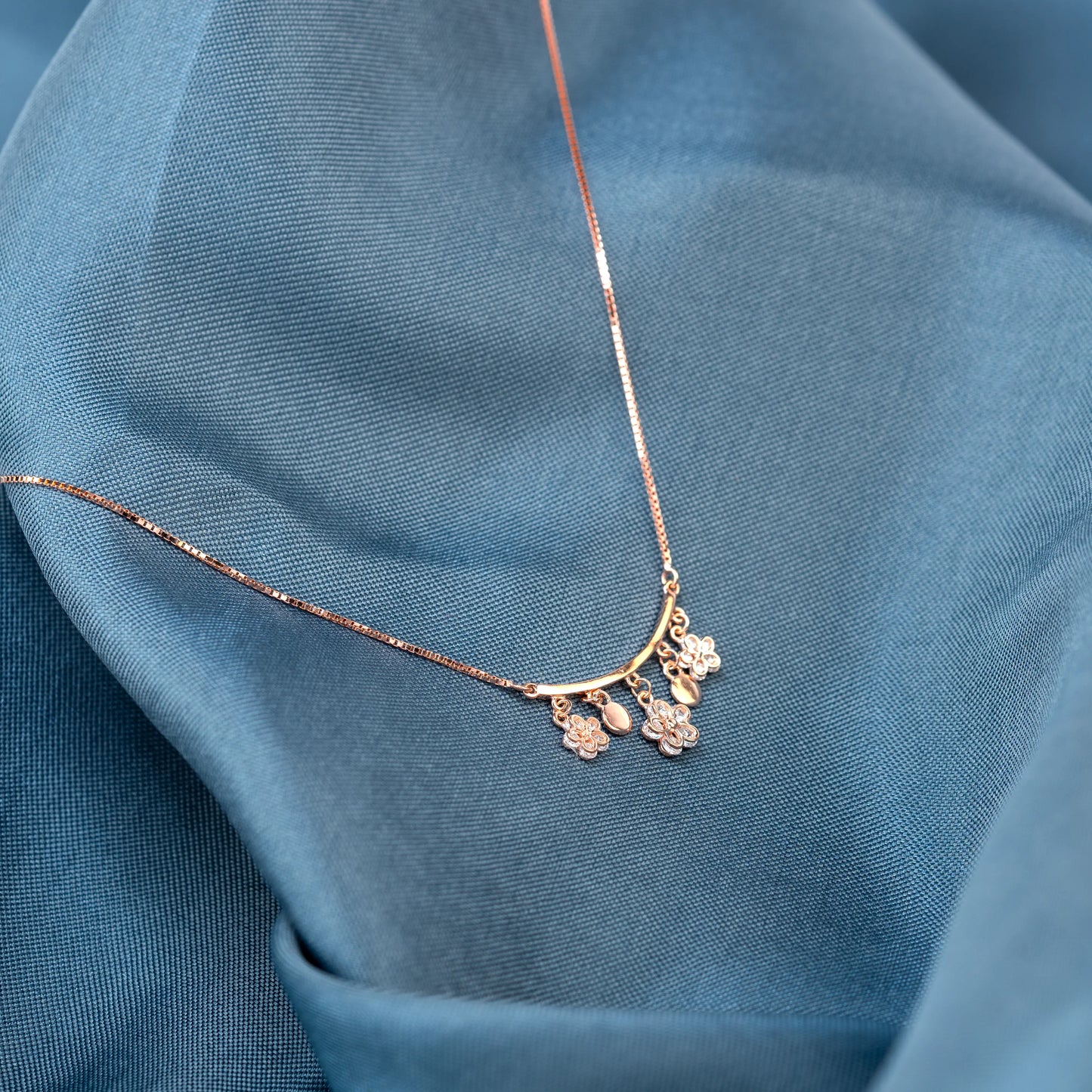 925 Sterling Silver | Blossom Charm Necklace