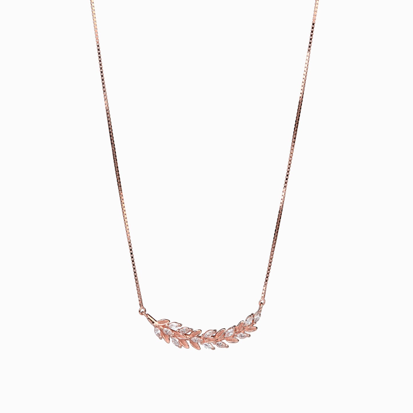 925 Sterling Silver | Floral Arch Necklace