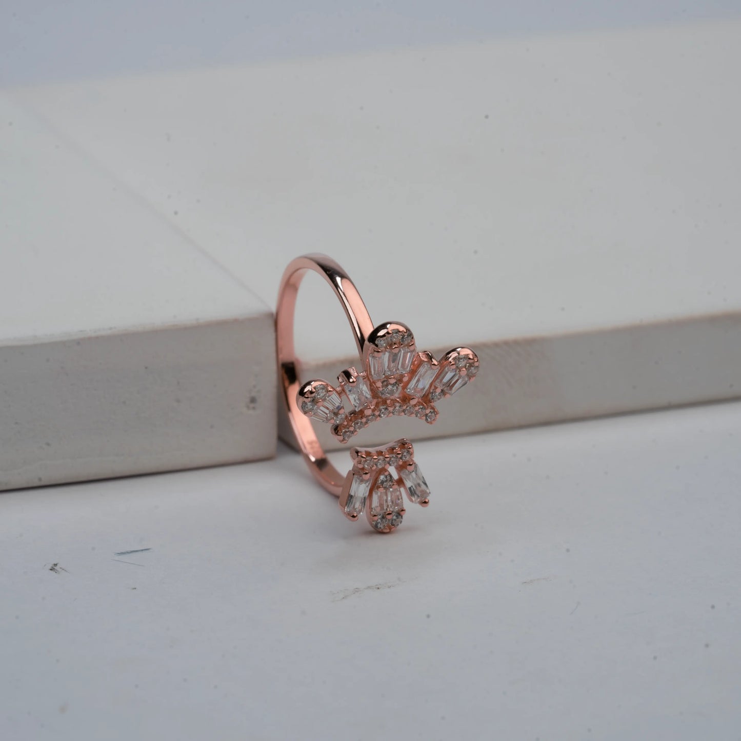 925 Sterling Silver | Radiant Flora Ring | Free Size