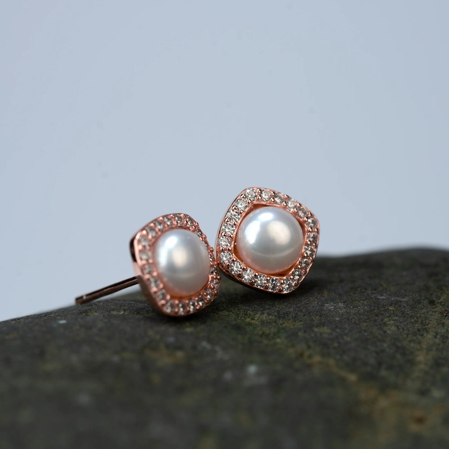 925 Sterling Silver | Pearl Luster Set of Earring and a Pendant with Chain