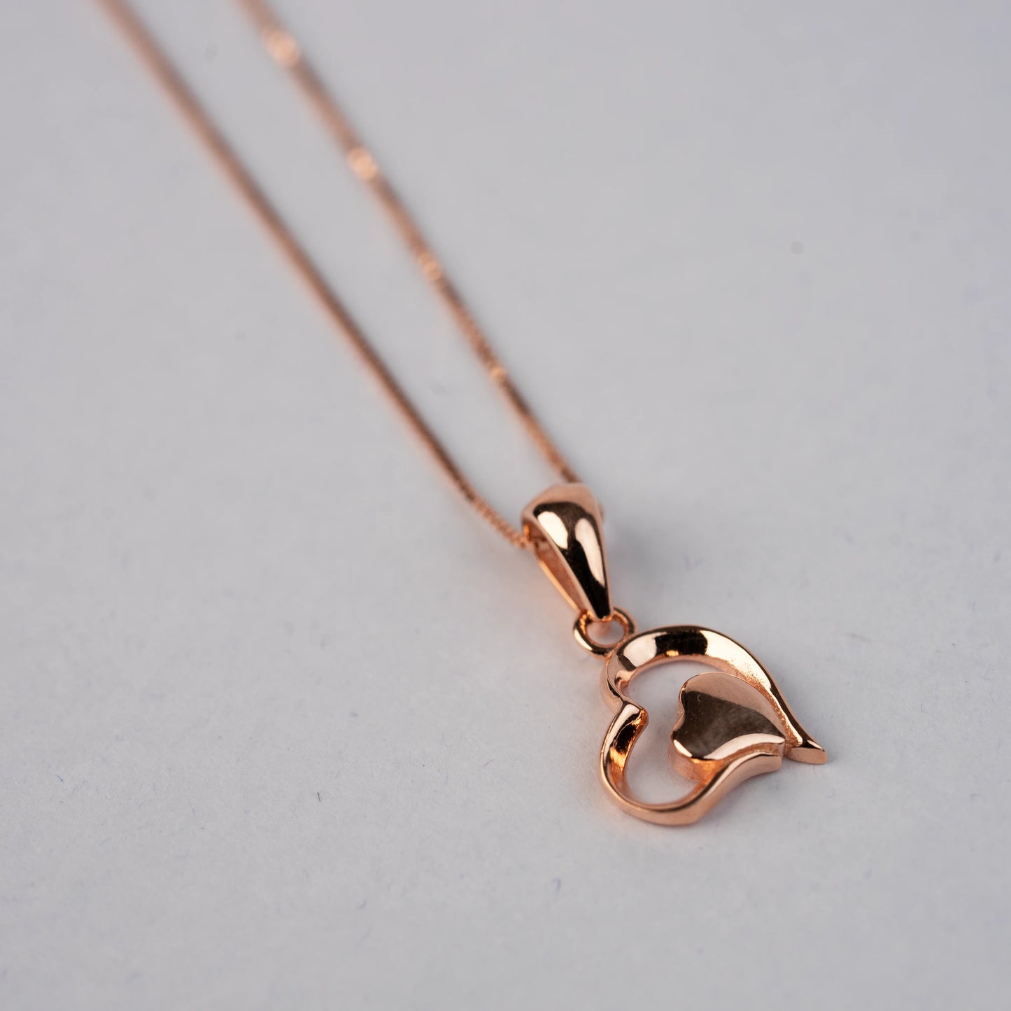 925 Sterling Silver | Embrace Heart Necklace