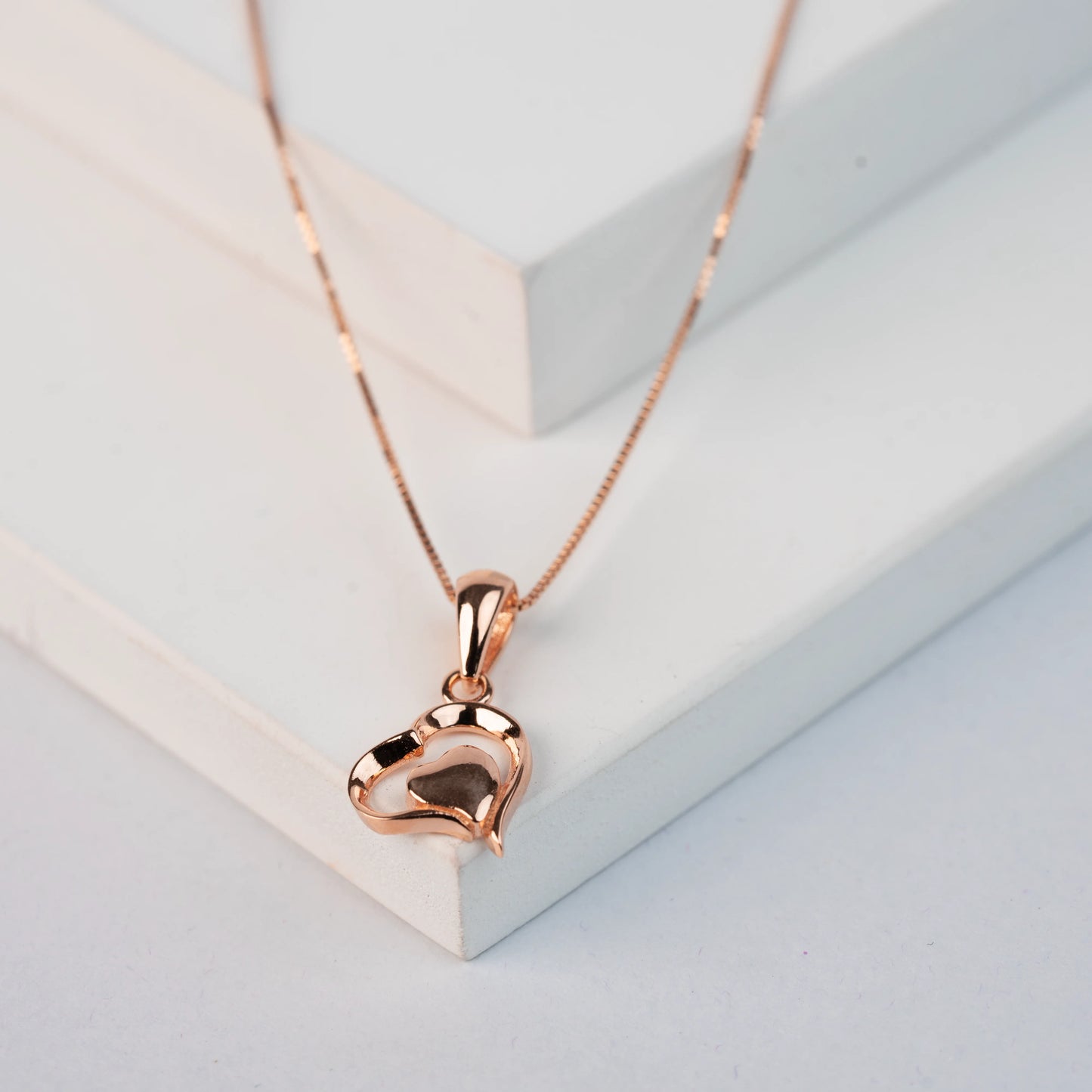 925 Sterling Silver | Embrace Heart Necklace