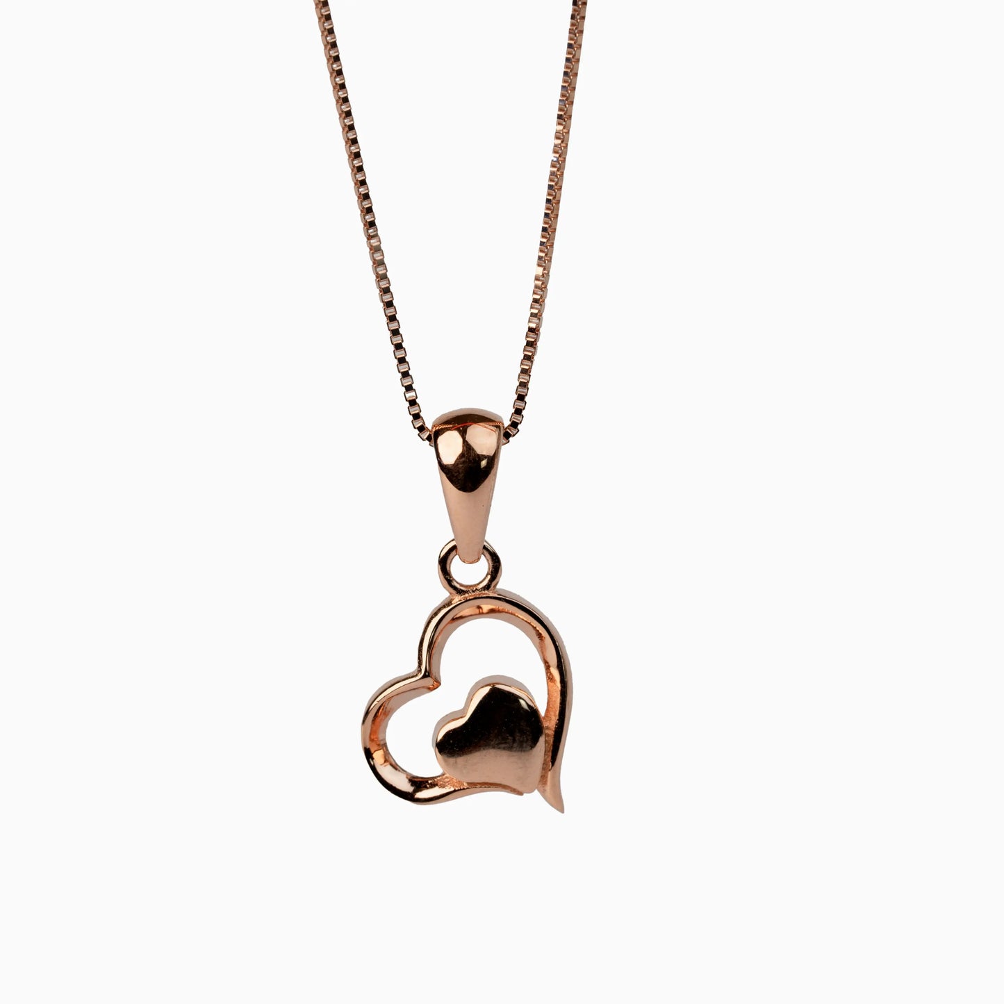 925 Sterling Silver | Embrace Heart Necklace