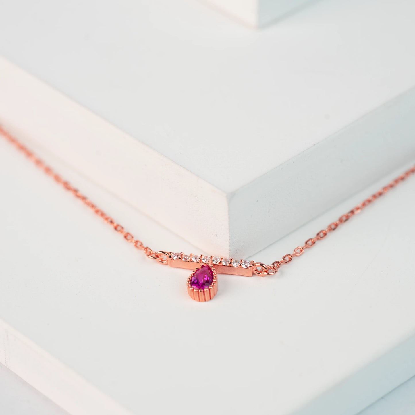 925 Sterling Silver | Droplet Affinity Necklace