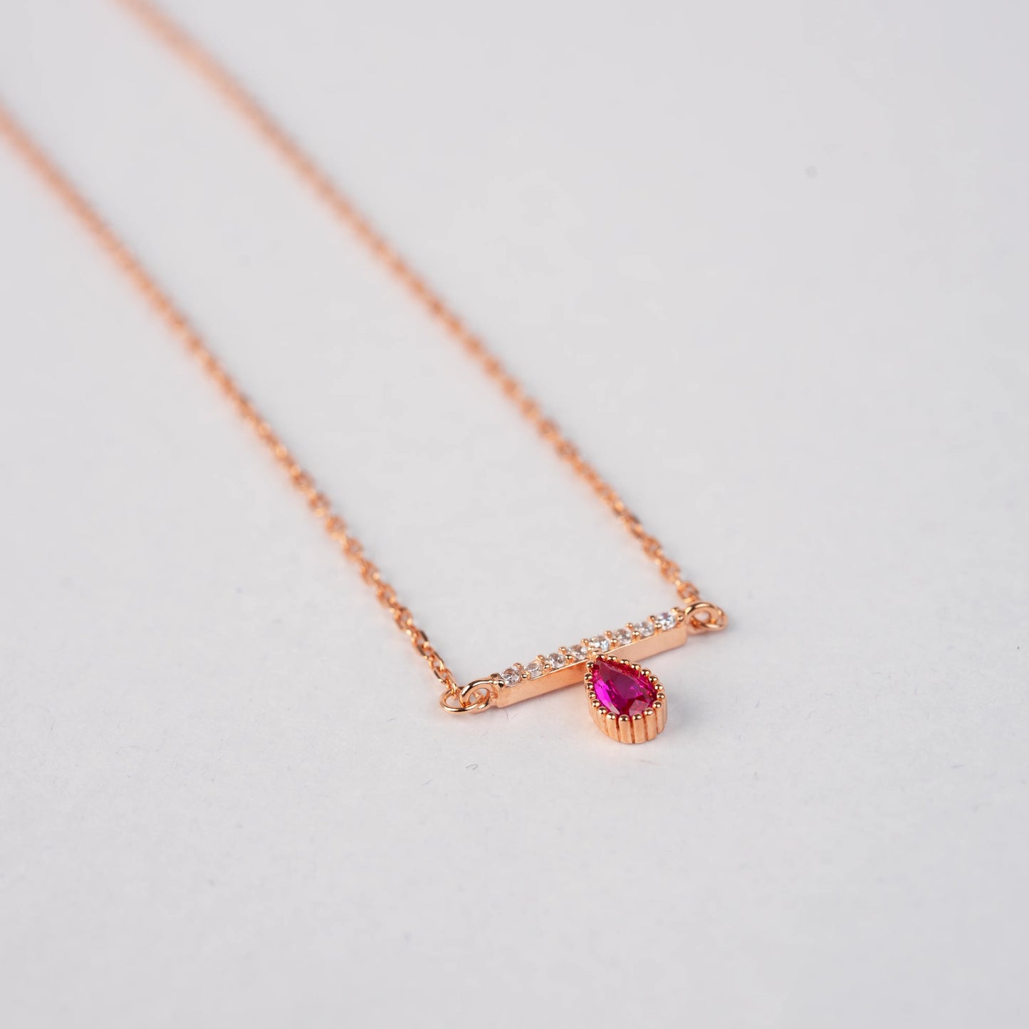 925 Sterling Silver | Droplet Affinity Necklace