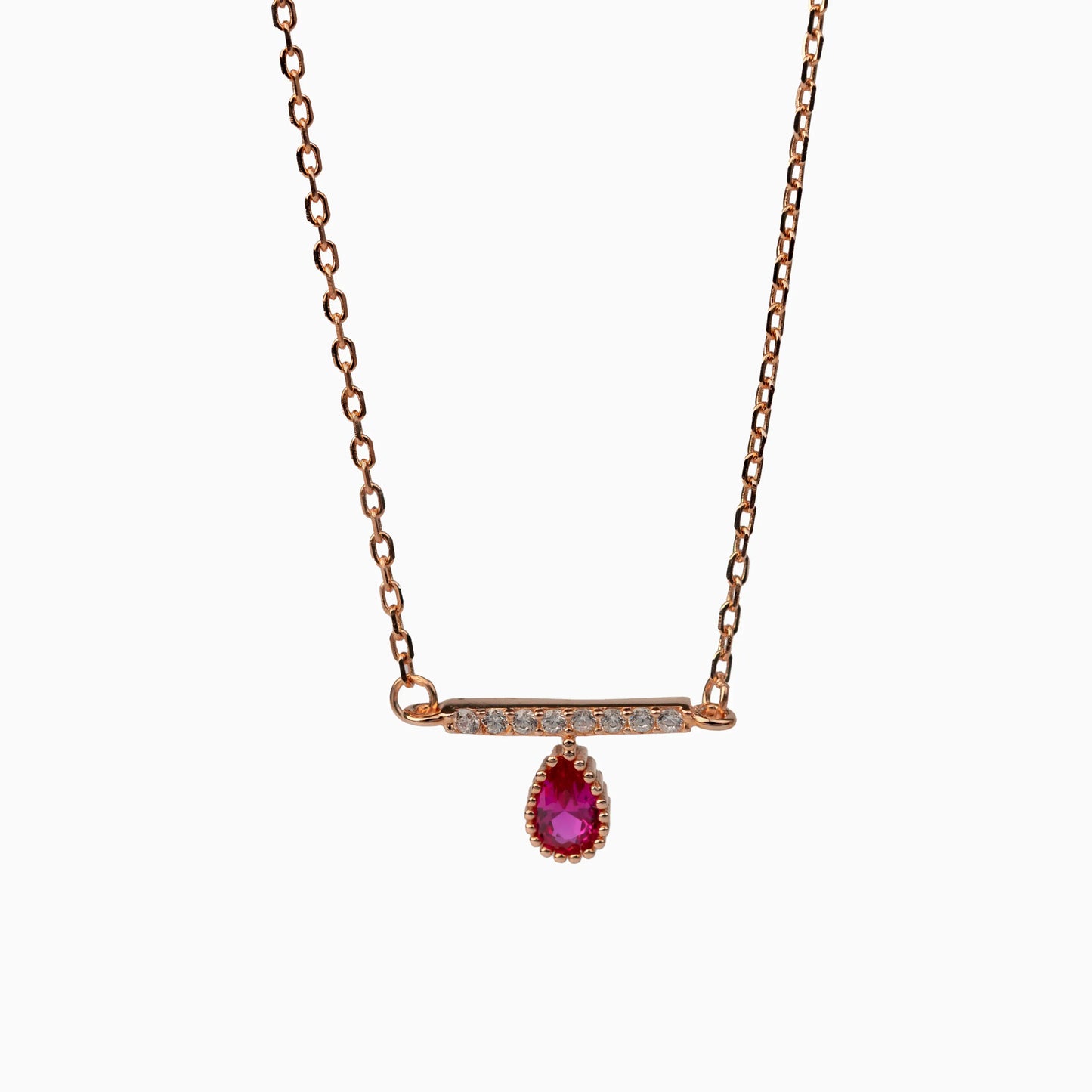 925 Sterling Silver | Droplet Affinity Necklace