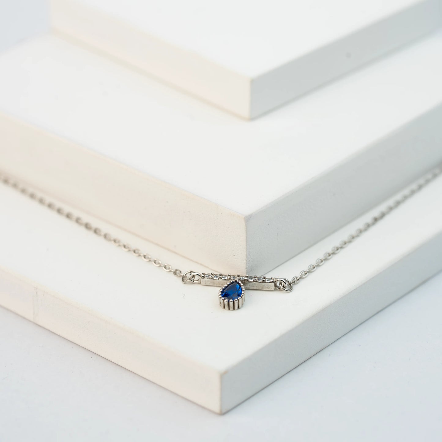 925 Sterling Silver | Silver Droplet Affinity Necklace