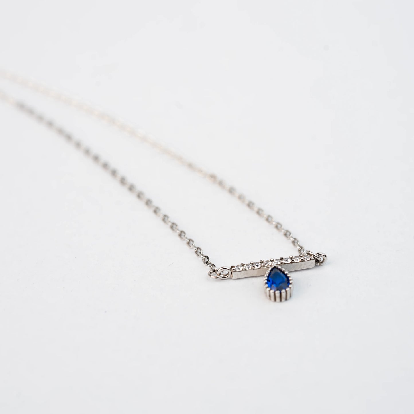 925 Sterling Silver | Silver Droplet Affinity Necklace