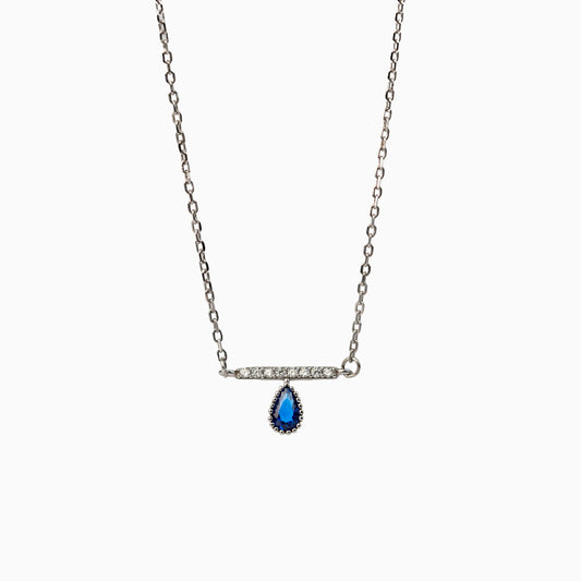 925 Sterling Silver | Silver Droplet Affinity Necklace