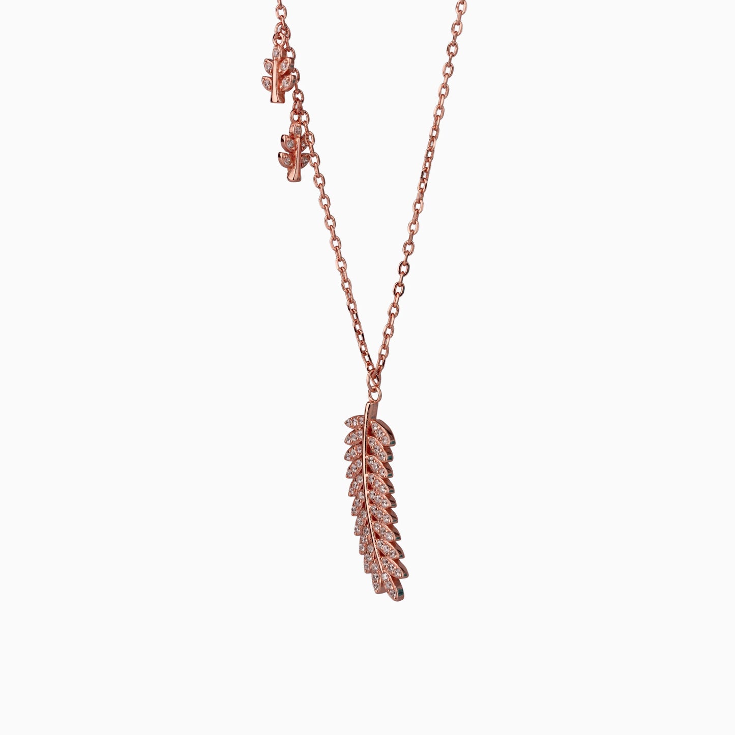 925 Sterling Silver | Radiance Leaf Necklace