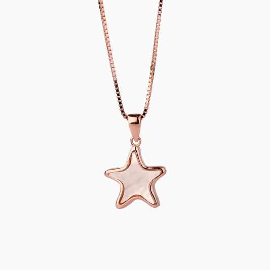 925 Sterling Silver | Stellar Elegance Pendant with Box Chain