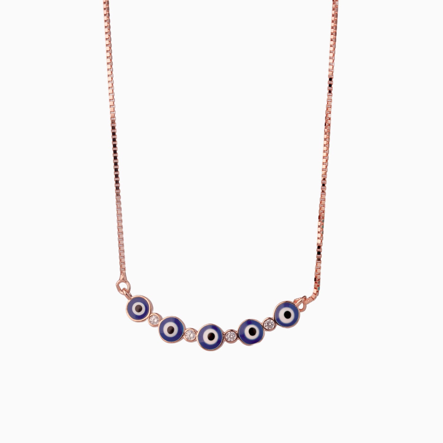 925 Sterling Silver | Evil Eye Ensemble Necklace