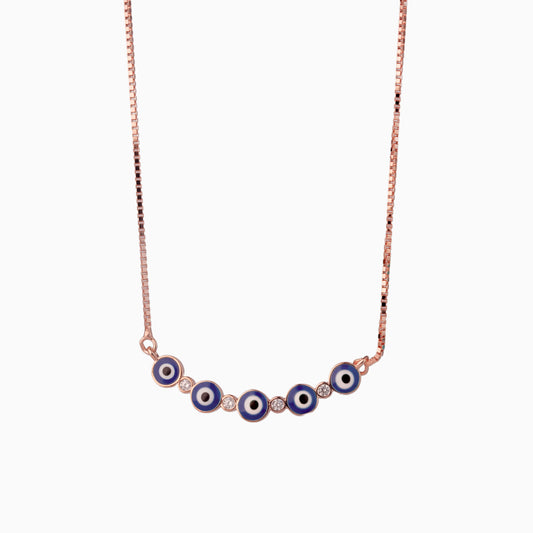 925 Sterling Silver | Evil Eye Ensemble Necklace